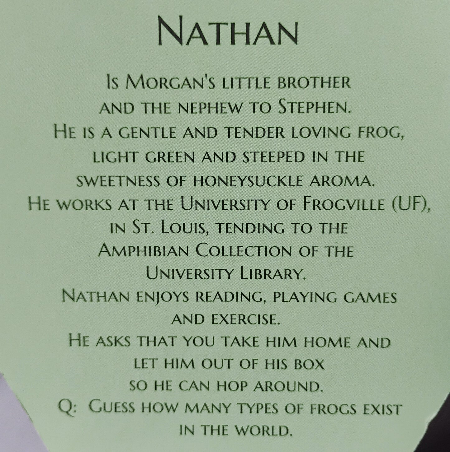 Nathan the Frog