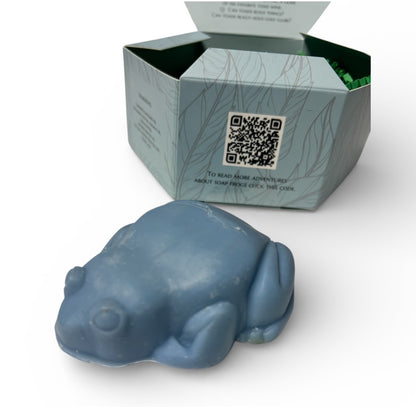 Bob, blue lavender Soap Frog