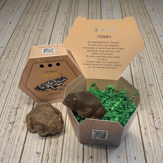 Stephen the citrus scrub Soap Frog