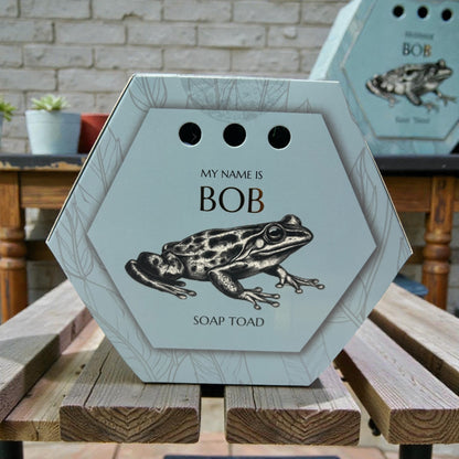 Bob, blue lavender Soap Frog